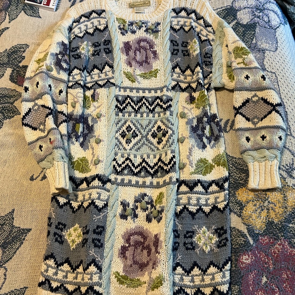 Hunter Multicolor Patchwork Cardigan